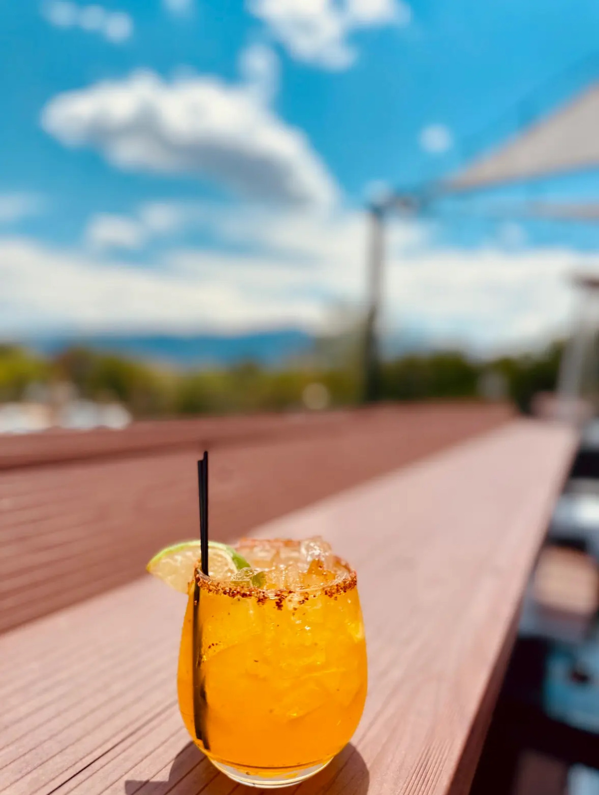 Craft cocktail at Whitewater Rooftop Social